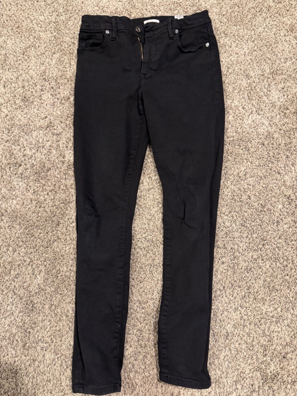 Good American Black Skinny Jeans – Size 8 / 29